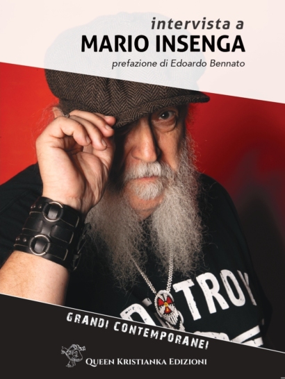 Mario Insenga con la maglia e il cappello da bluesman